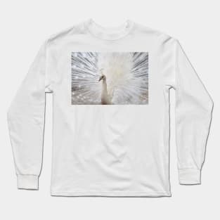 White Peacock Long Sleeve T-Shirt
